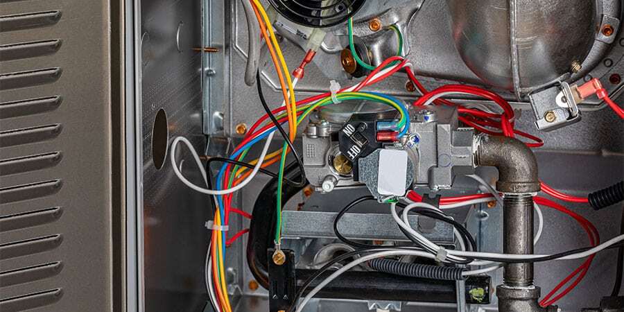 inside of furnace