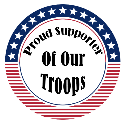 Proud Supporter Of Our troops
